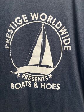 Crazy Dog T-Shirts Navy Graphic Tee with White Sailboat